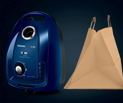 Siemens VSC3A330 Toz Torbalı Süpürge