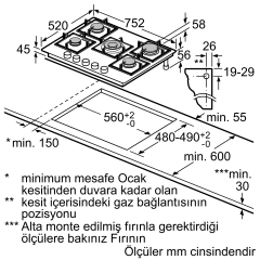 Siemens EP7A6QB10 Gazlı Ocak