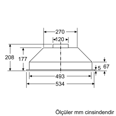 Siemens LB53NAA30 Gömme Aspiratör
