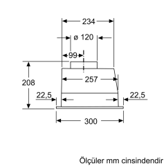 Siemens LB53NAA30 Gömme Aspiratör
