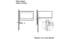 Siemens BF525LMW0 Ankastre Mikrodalga