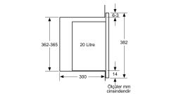 Siemens BF525LMW0 Ankastre Mikrodalga