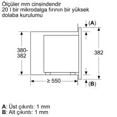 Siemens BF623LMG3 Ankastre Mikrodalga