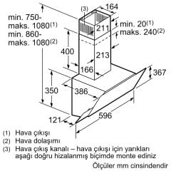 Siemens LC65KAJ60T Davlumbaz