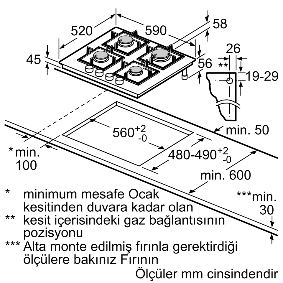 Siemens EN6B2NP40O Ankastre Ocak