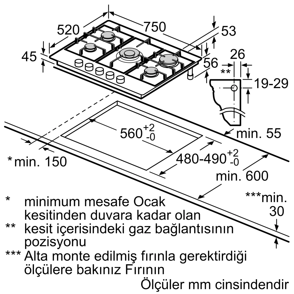 Siemens EN7B2QP30O Ankastre Ocak