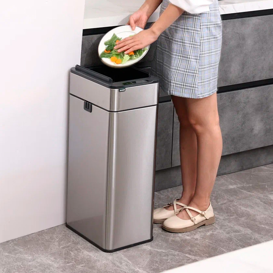 İvento 40 Litre Sensörlü Çöp Kovası