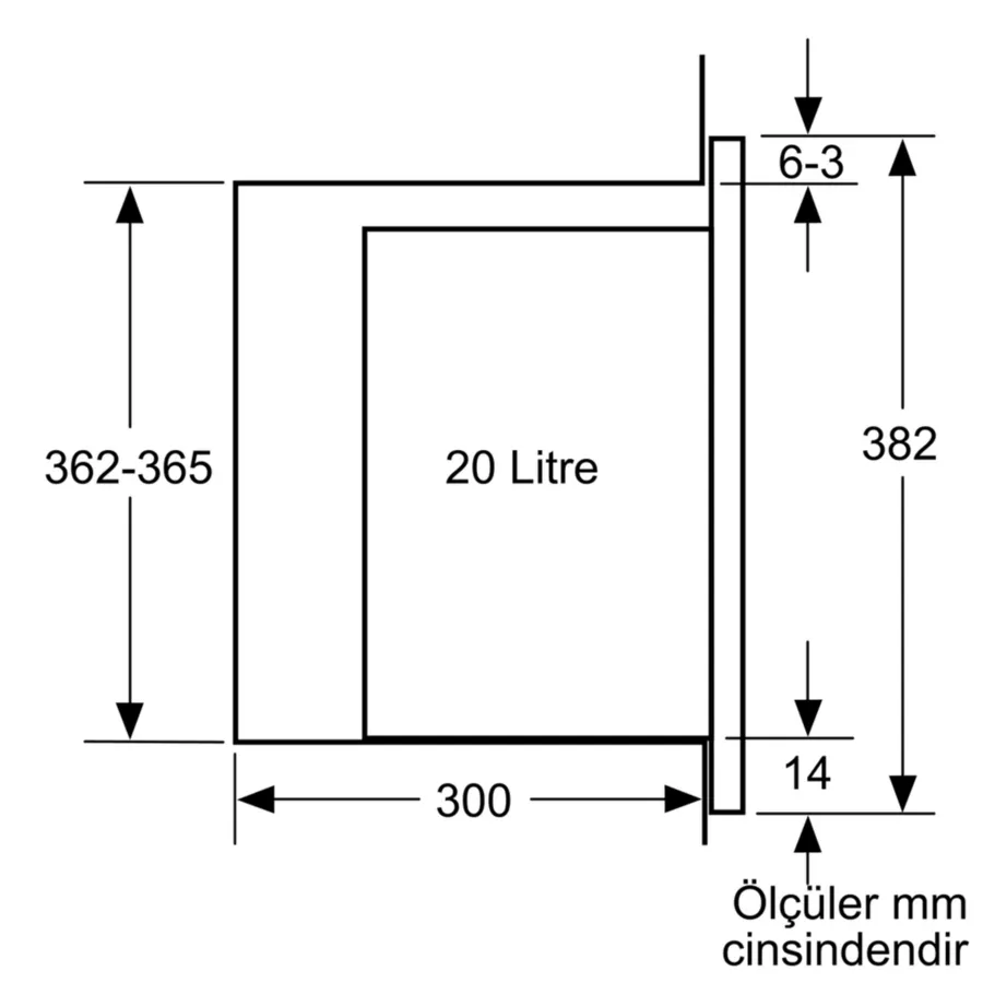 Siemens BE525LMW2 Ankastre Mikrodalga