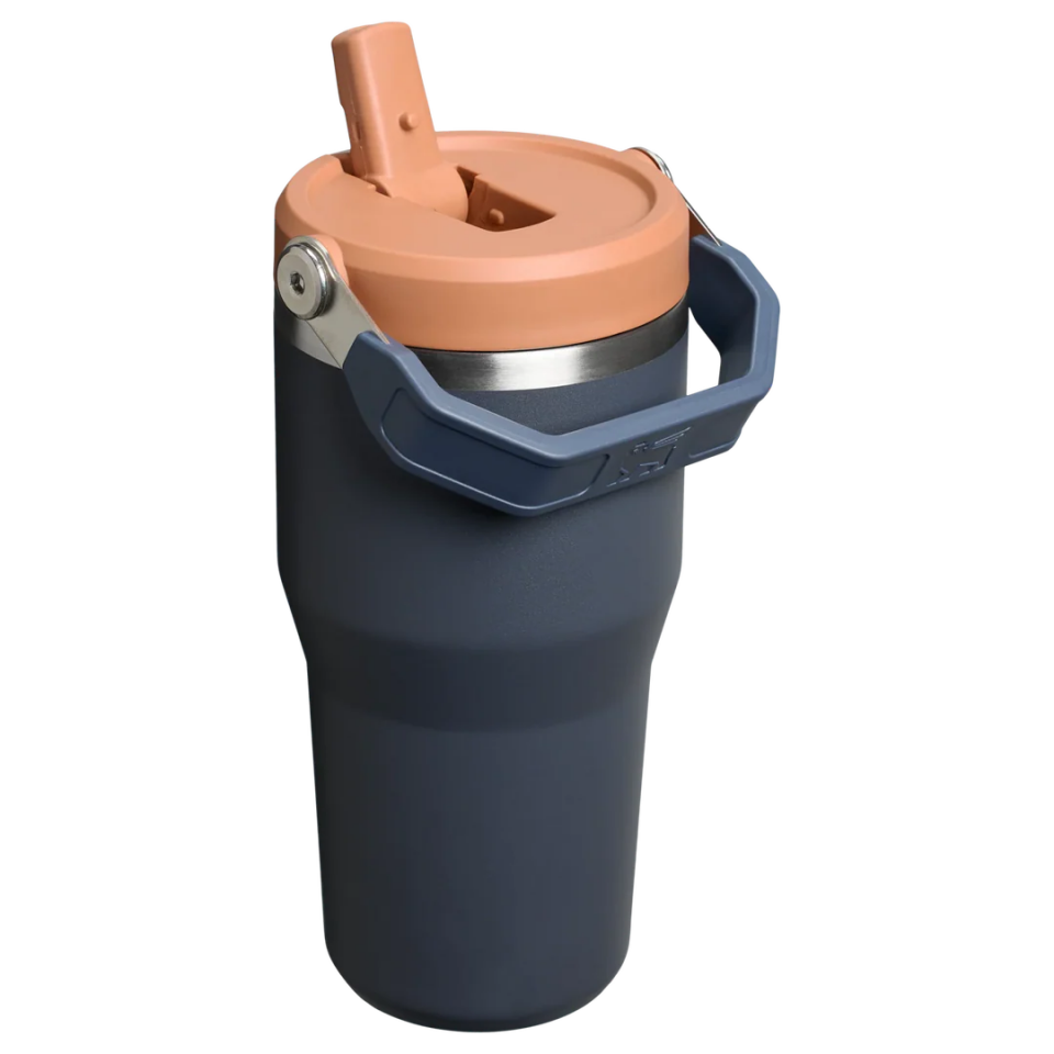 IceFlow™ Flip Straw Tumbler Pipetli Termos | 0.60 L | Lacivert