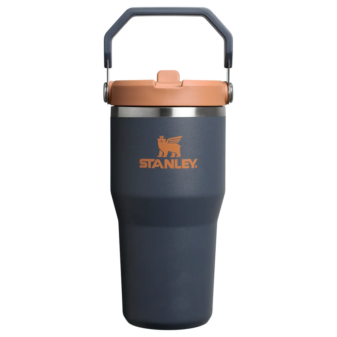 IceFlow™ Flip Straw Tumbler Pipetli Termos | 0.60 L | Lacivert