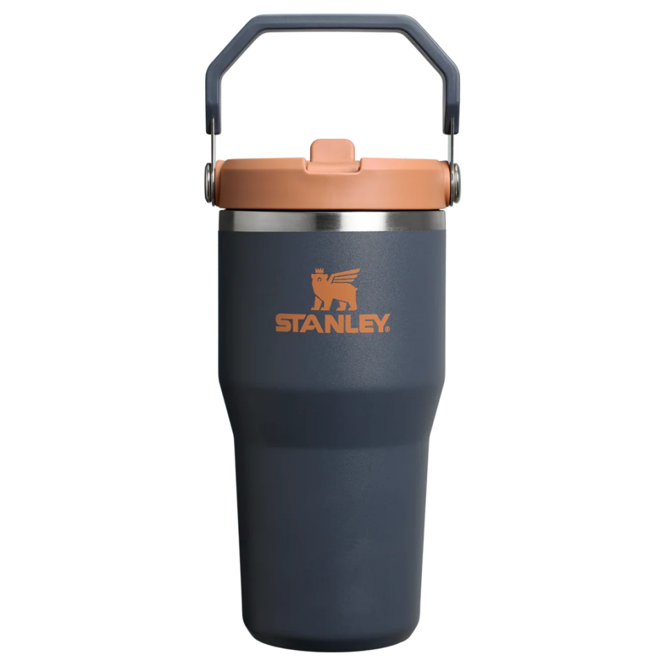 IceFlow™ Flip Straw Tumbler Pipetli Termos | 0.60 L | Lacivert